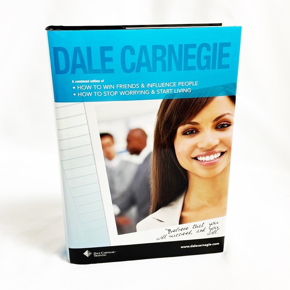 DALE CARNEGIE Combined Edition Hard Cover Book New!